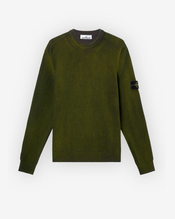 Stone Island - Men's Ribbed Crewneck - (Fern)