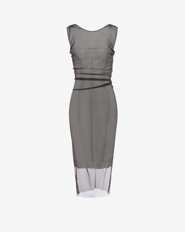 Maison Margiela - Women's Midi Dress - (Brown/Grey)