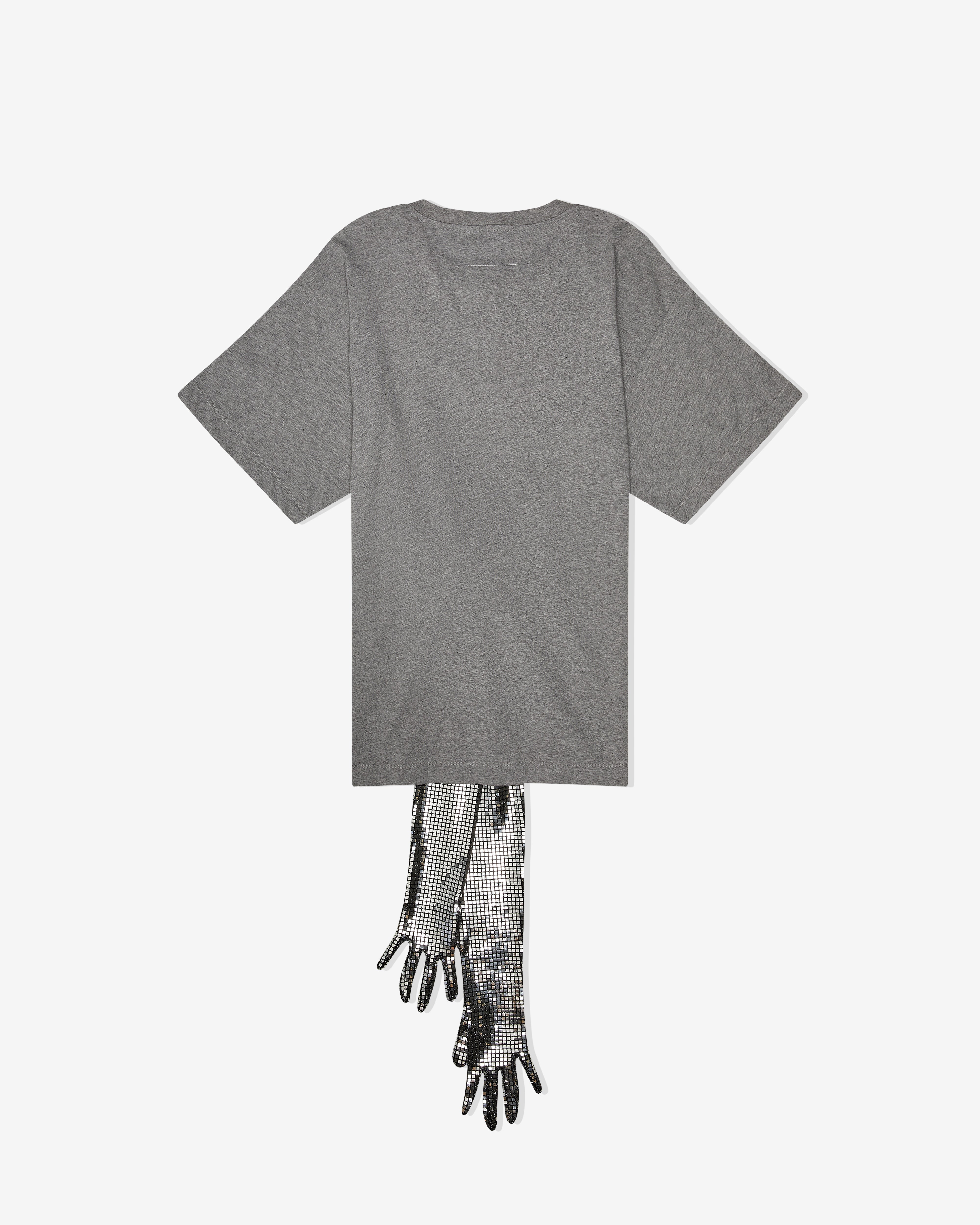 MM6 Maison Margiela: Women's T-Shirt (Light Grey) | DSMNY E-SHOP