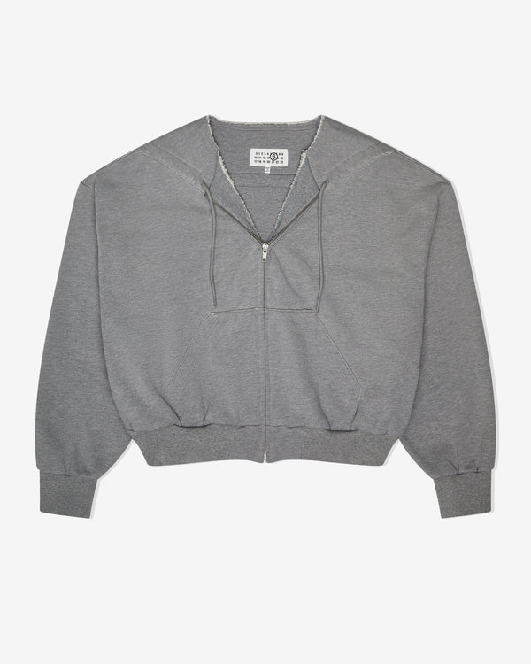 MM6 Maison Margiela - Women's Sweat Jacket - (Grey Melange)