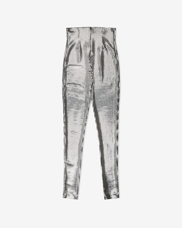 MM6 Maison Margiela - Women's Metallic Leggings - (Silver)