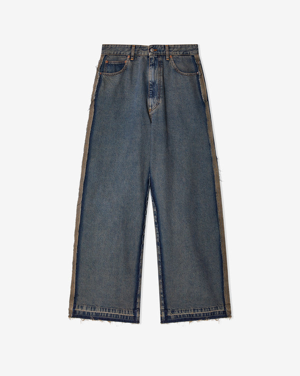 MM6 Maison Margiela - Women's Wide-Leg Jeans - (Light Grey)