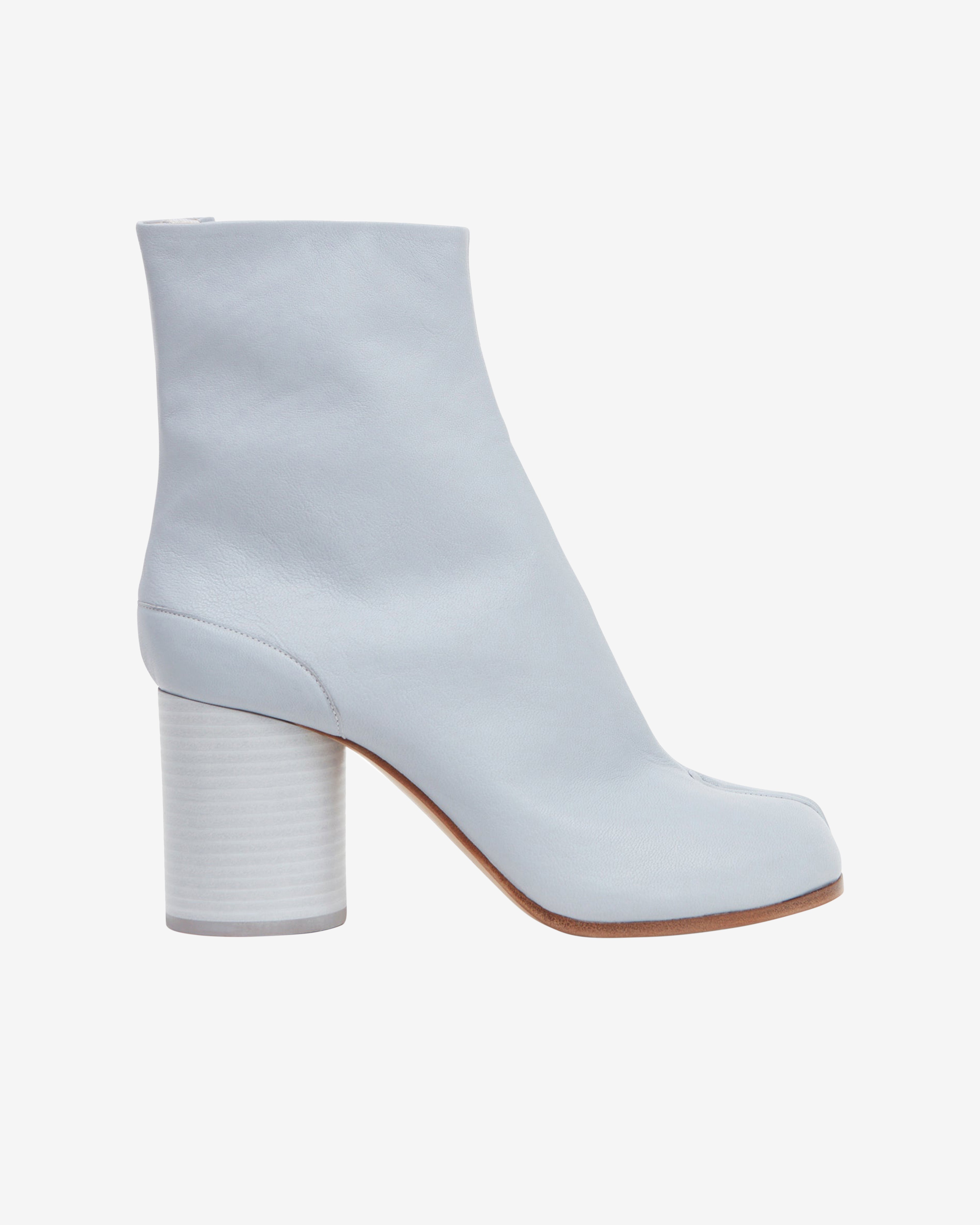 Maison Margiela: Women's Tabi Ankle Boot (White) | DSMNY E-SHOP