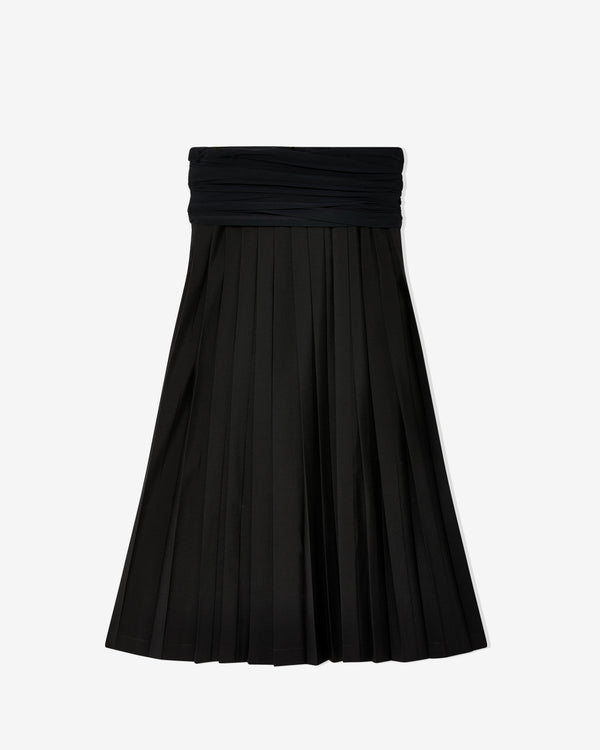 MM6 Maison Margiela - Women's Long Skirt - (Off Black)