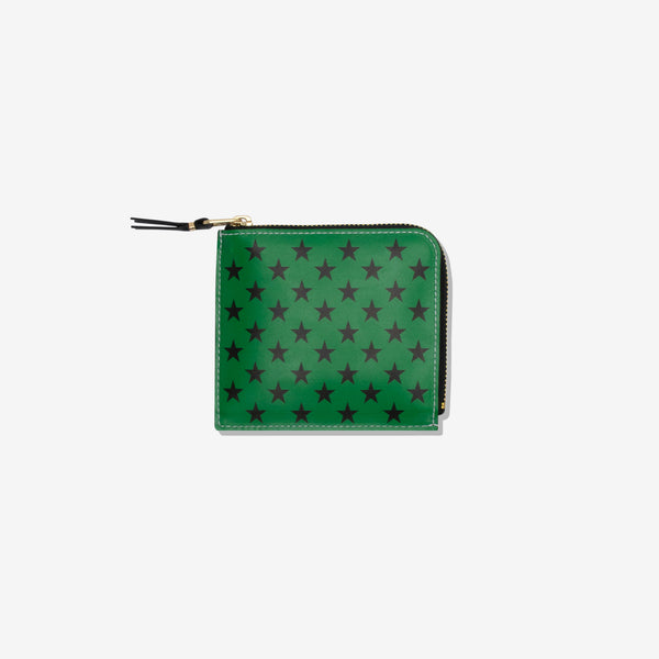 CDG Wallet - Denim Tears Pan Flag Zip Around Wallet - (Multi) SA3100