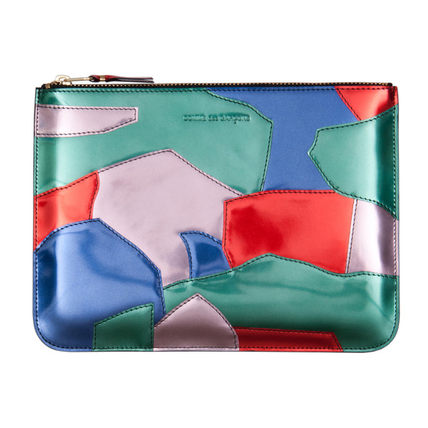 CDG Wallet - Patchwork Metal Wallet - (SA5100PM)