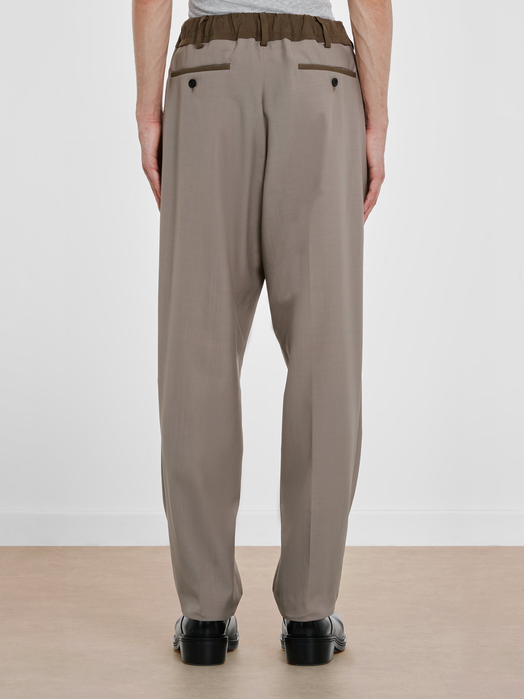 Sacai - Men's Suiting Pants - (Brown)