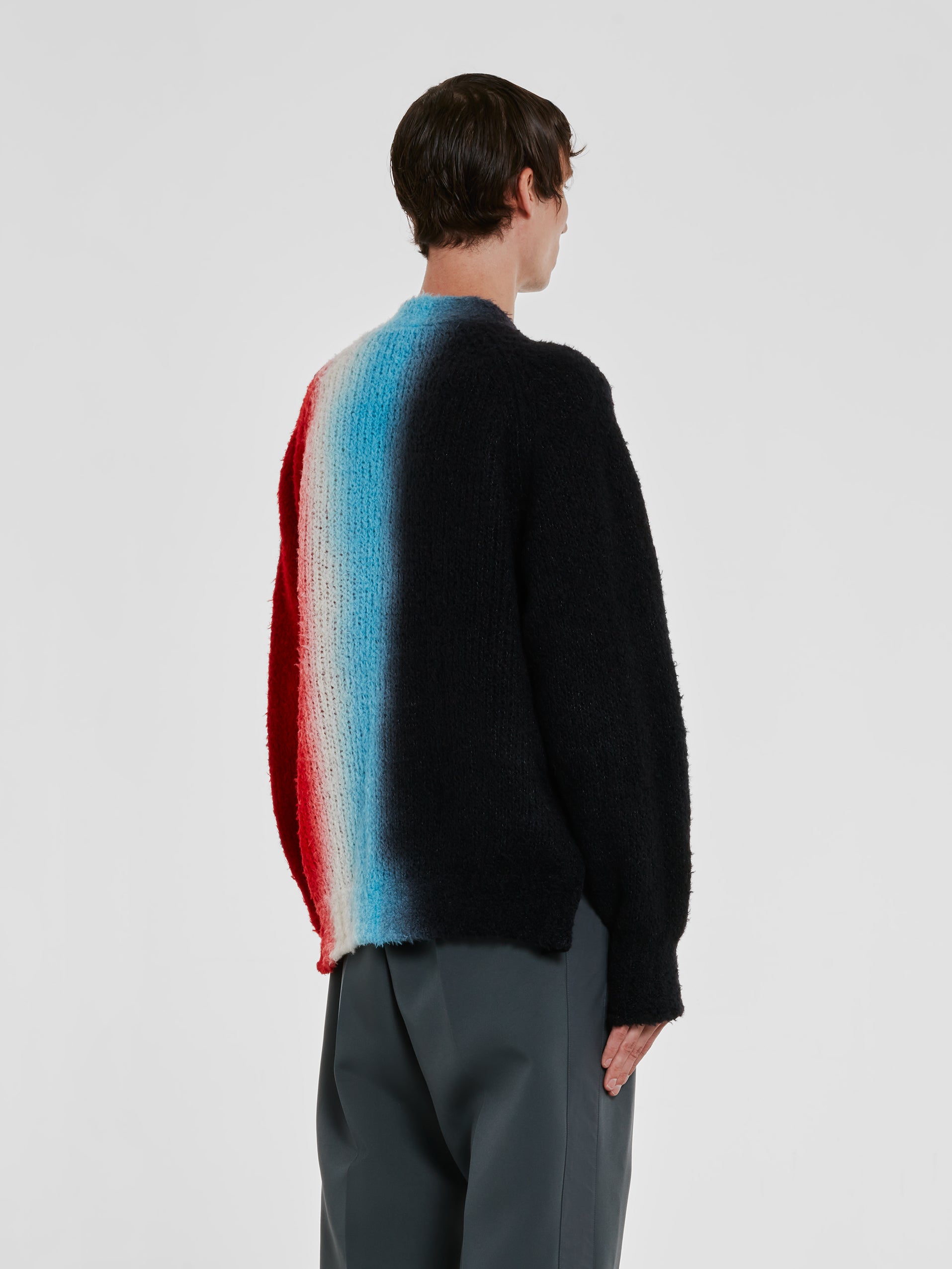 sacai - Men's Tie Dye Knit Cardigan - (Multi)