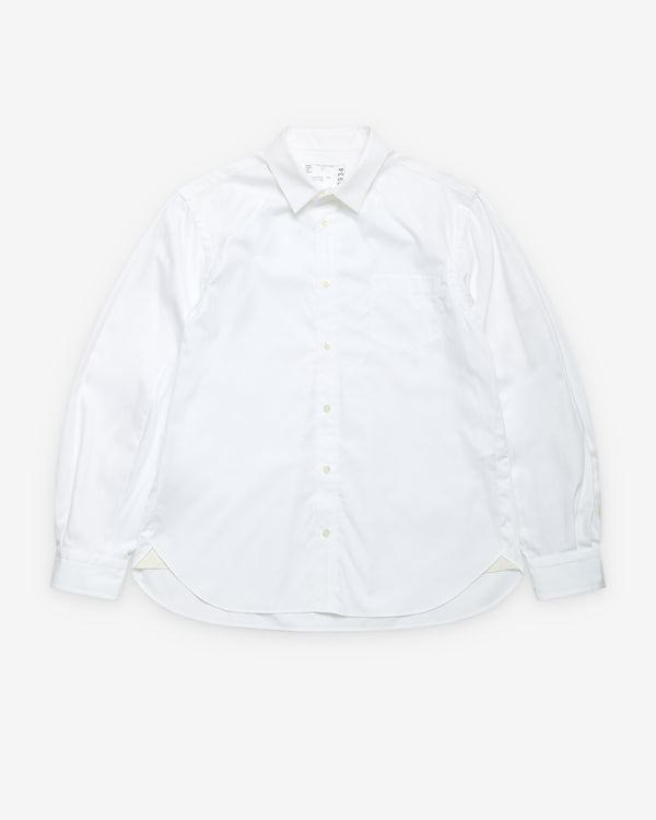sacai - Men's Poplin Shirt - (White)