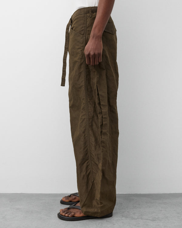 sacai - Men's Treated Nylon Twill Pants - (Khaki)
