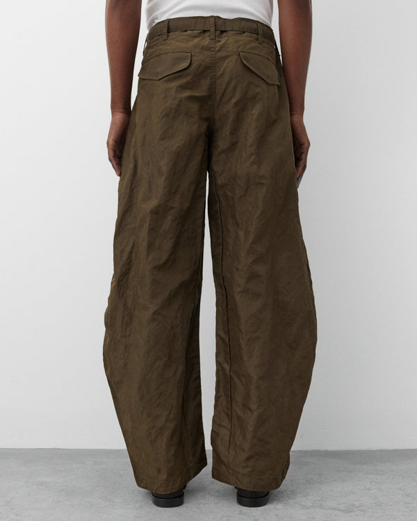 sacai - Men's Treated Nylon Twill Pants - (Khaki)