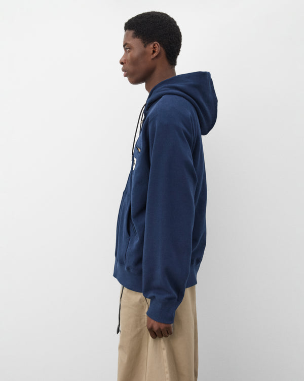 Sacai - Men's Carhartt WIP Cotton Jersey Hoodie - (Navy)