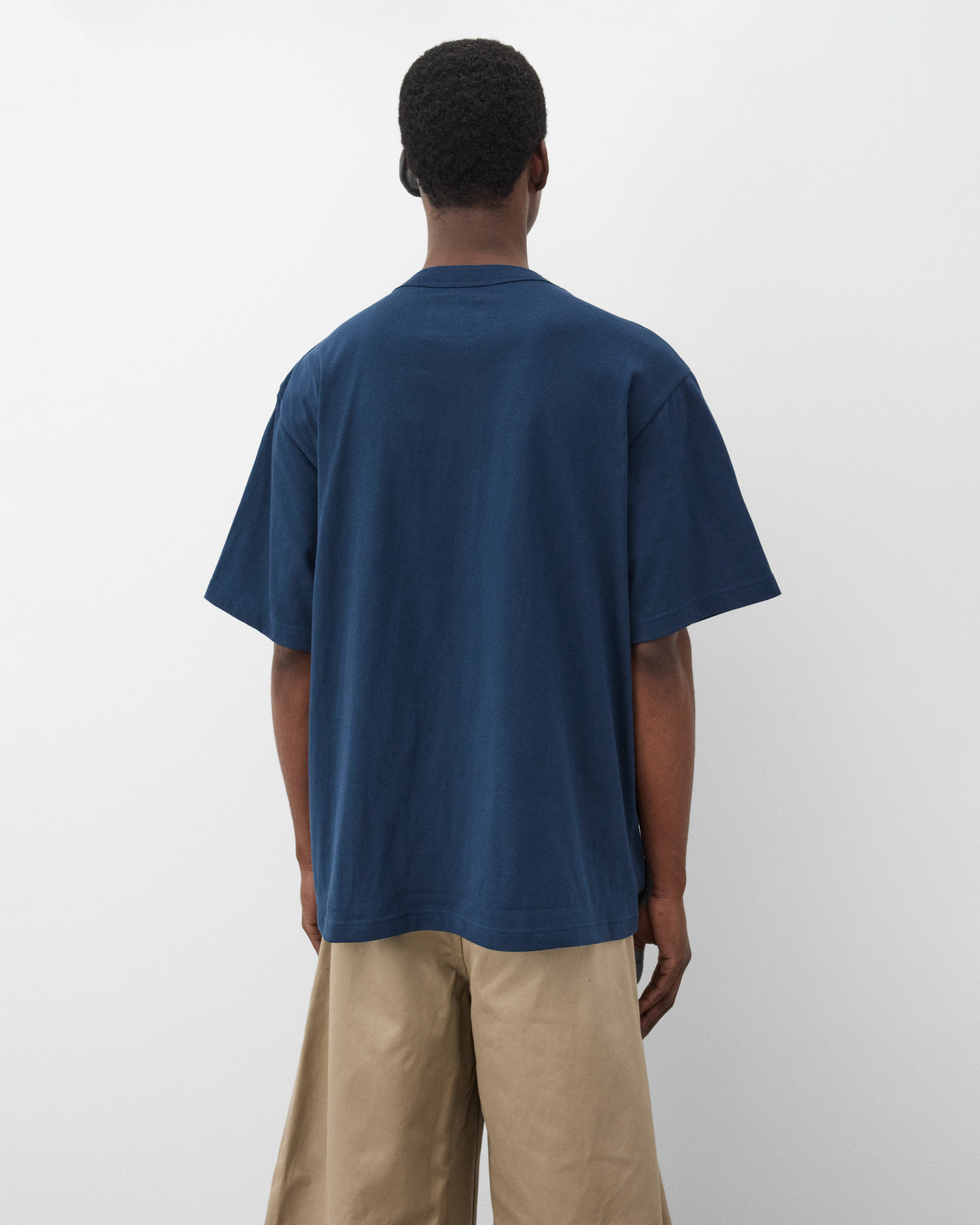 Sacai: Men's Carhartt WIP Cotton Jersey T-Shirt (Navy) | DSMNY E-SHOP