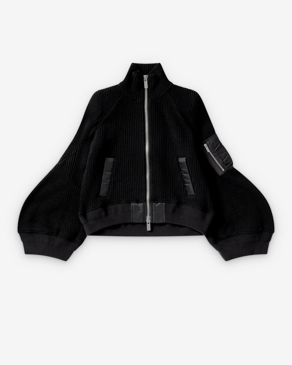 Sacai - Women's Knit Blouson - (Black)