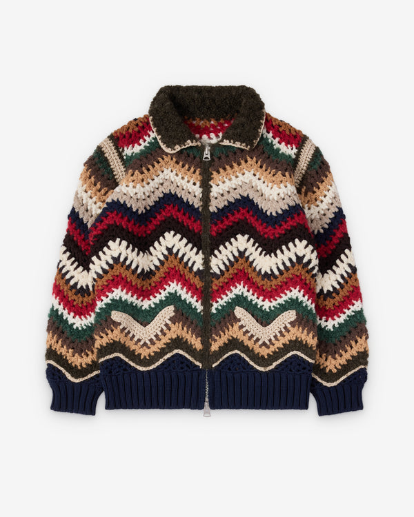 Sacai - Men's Mix Crochet Blouson - (Multi)
