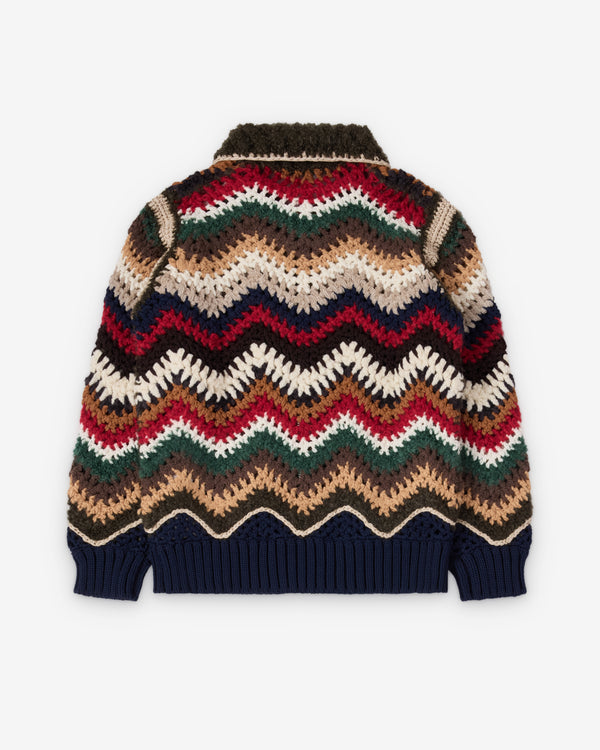 Sacai - Men's Mix Crochet Blouson - (Multi)