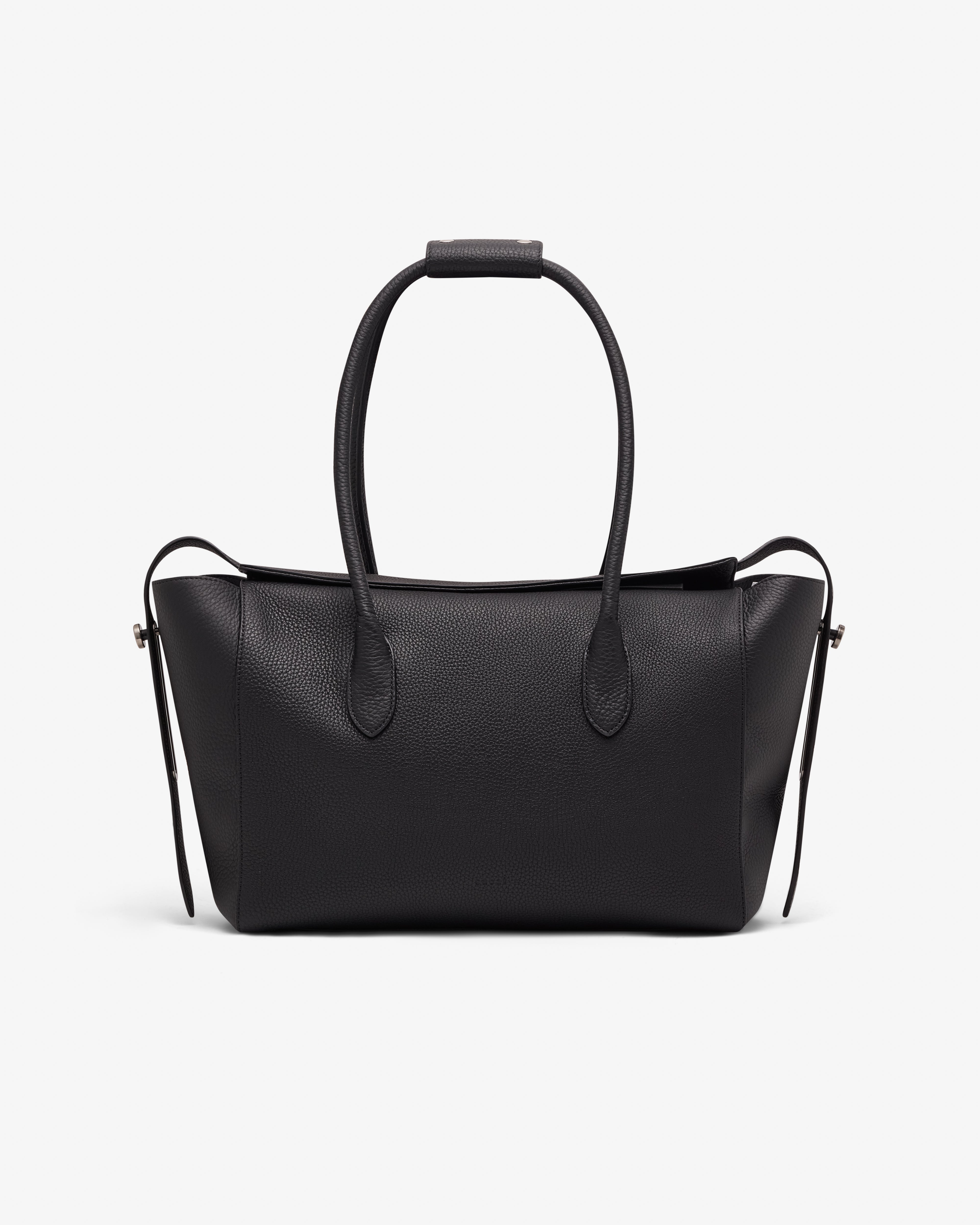 Sacai: Women's Lock Bag (Dark Brown) | DSMNY E-SHOP
