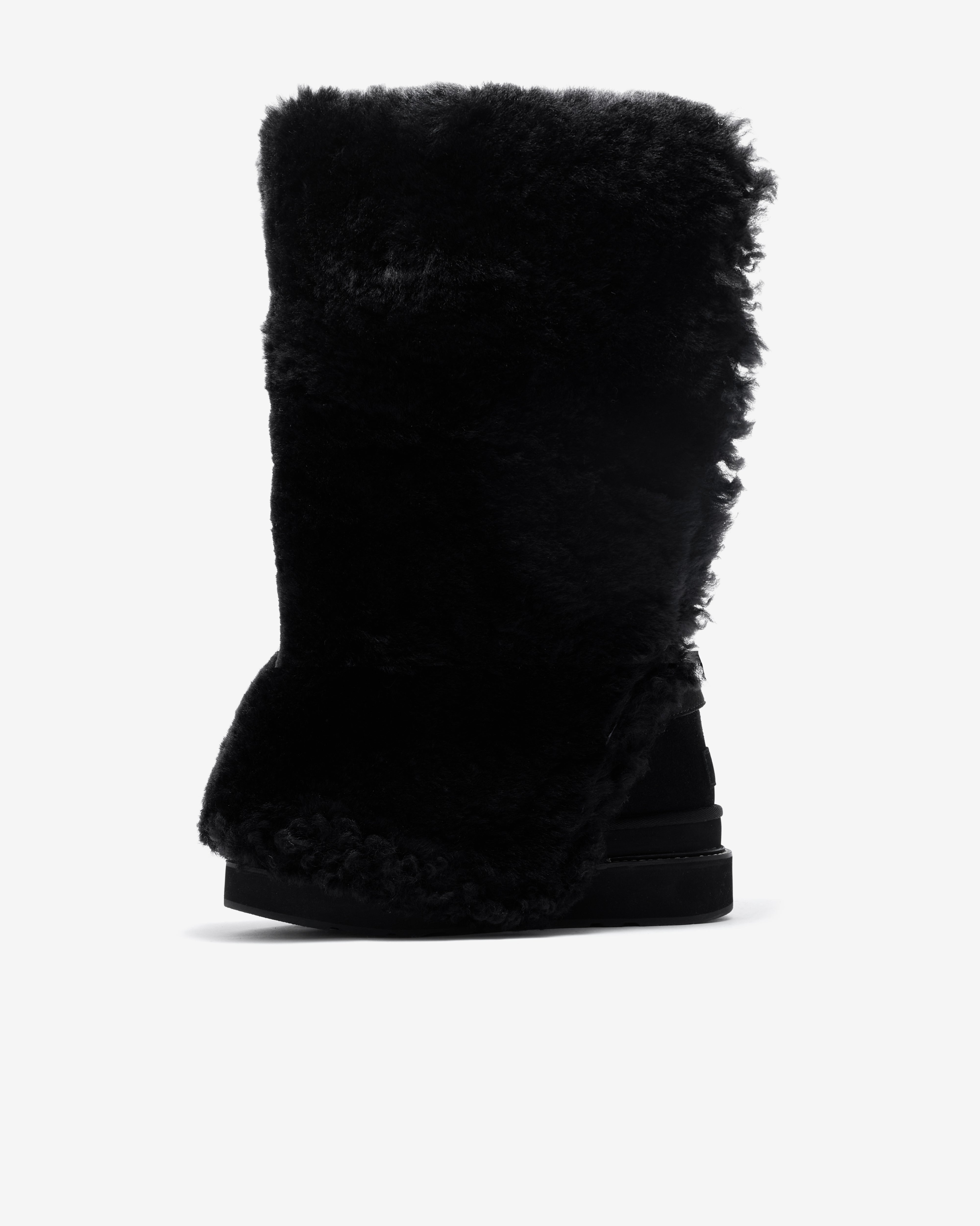 Ugg: Sacai Thigh High Boot (Black) | DSMNY E-SHOP