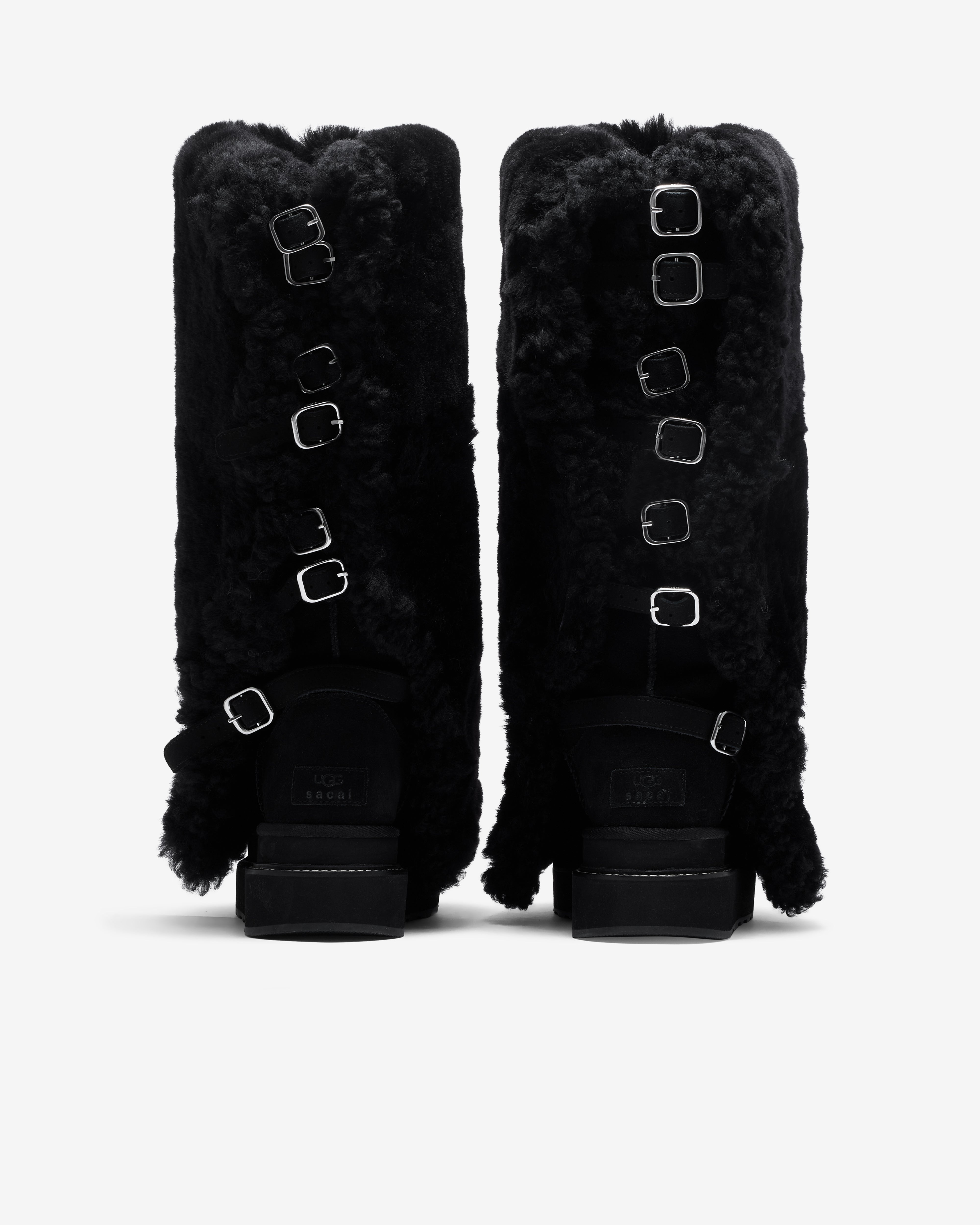 Ugg: Sacai Thigh High Boot (Black) | DSMNY E-SHOP