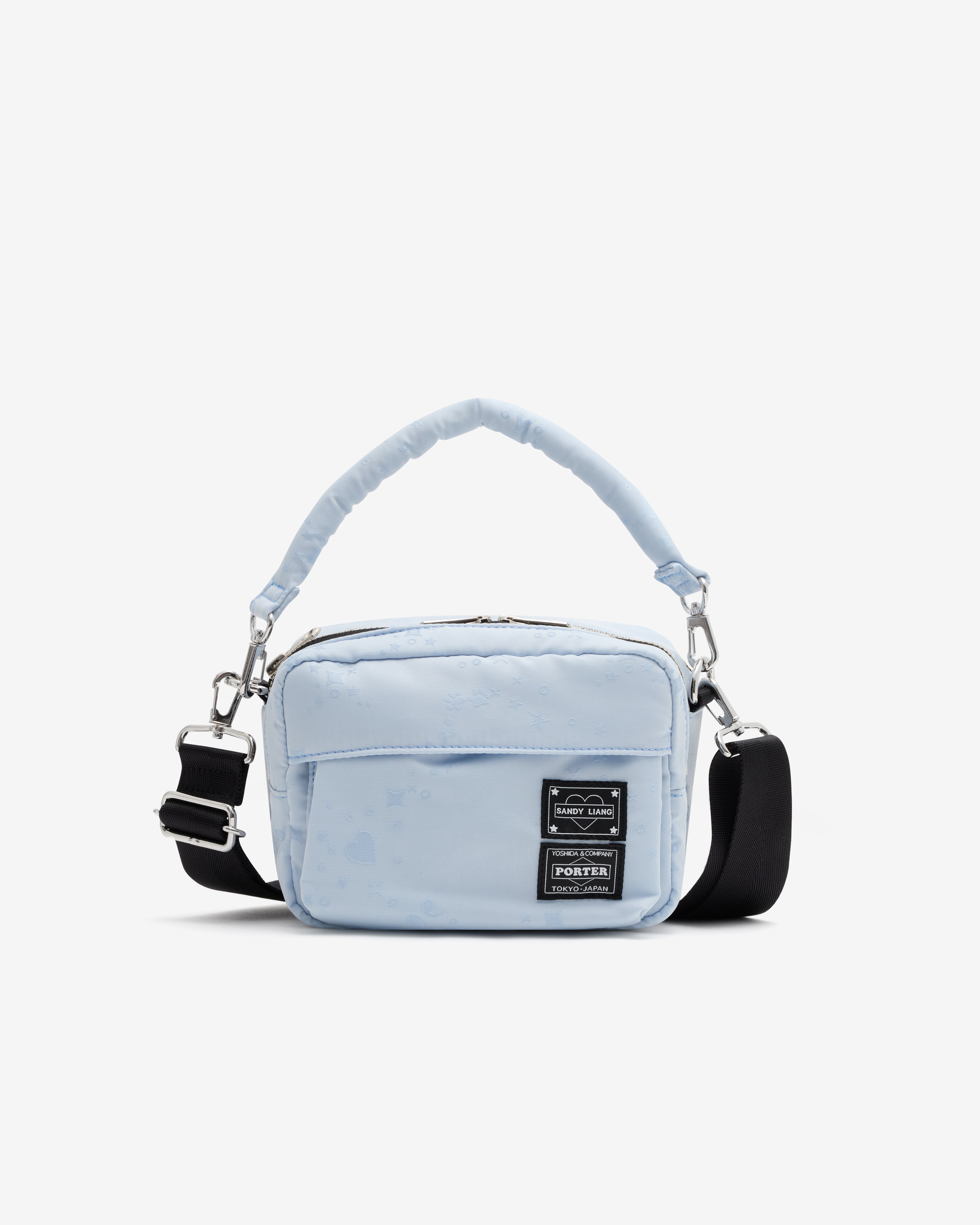 Sandy Liang: Porter Shoulder Bag (Light Blue) | DSMNY E-SHOP