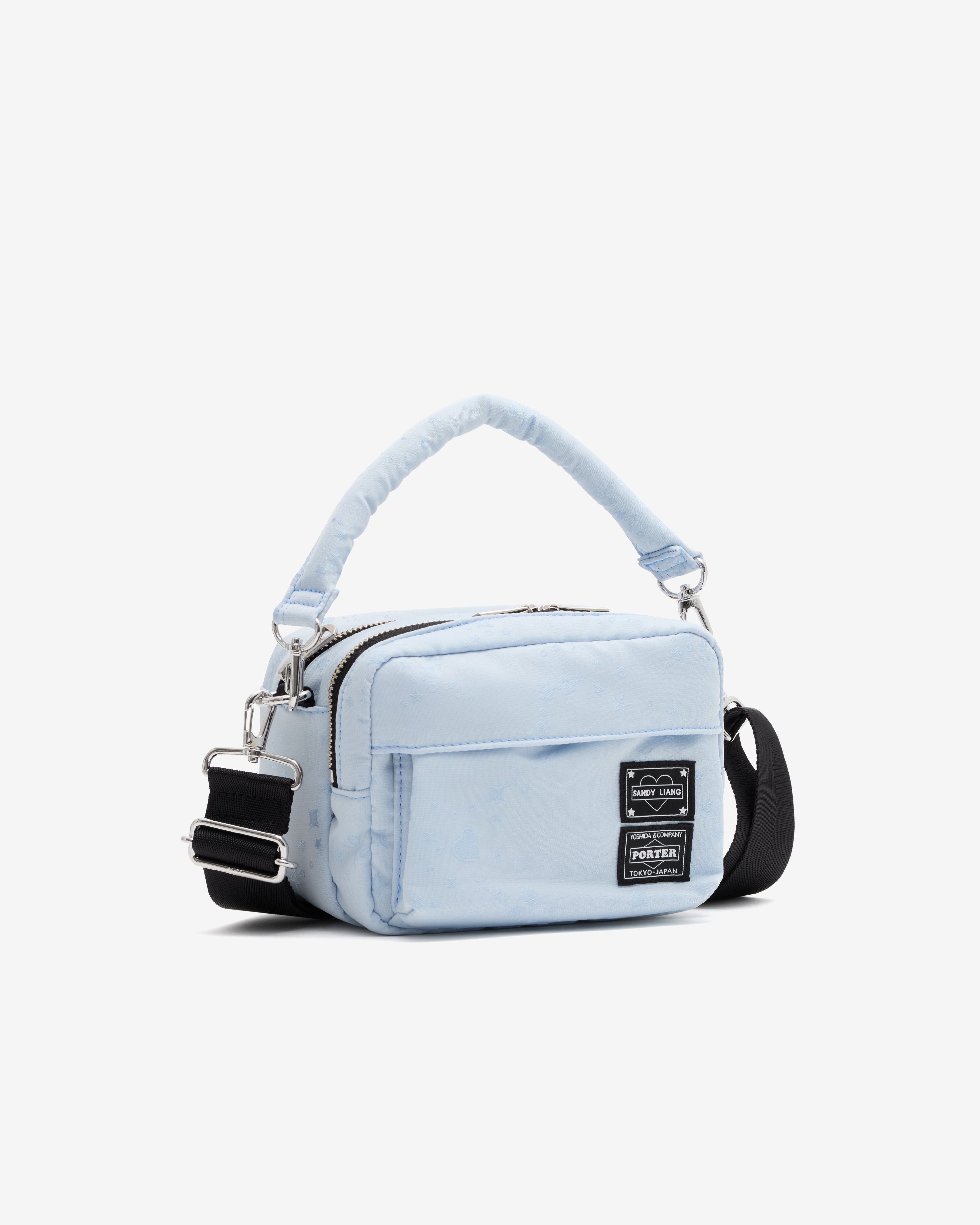 Sandy Liang: Porter Shoulder Bag (Light Blue) | DSMNY E-SHOP