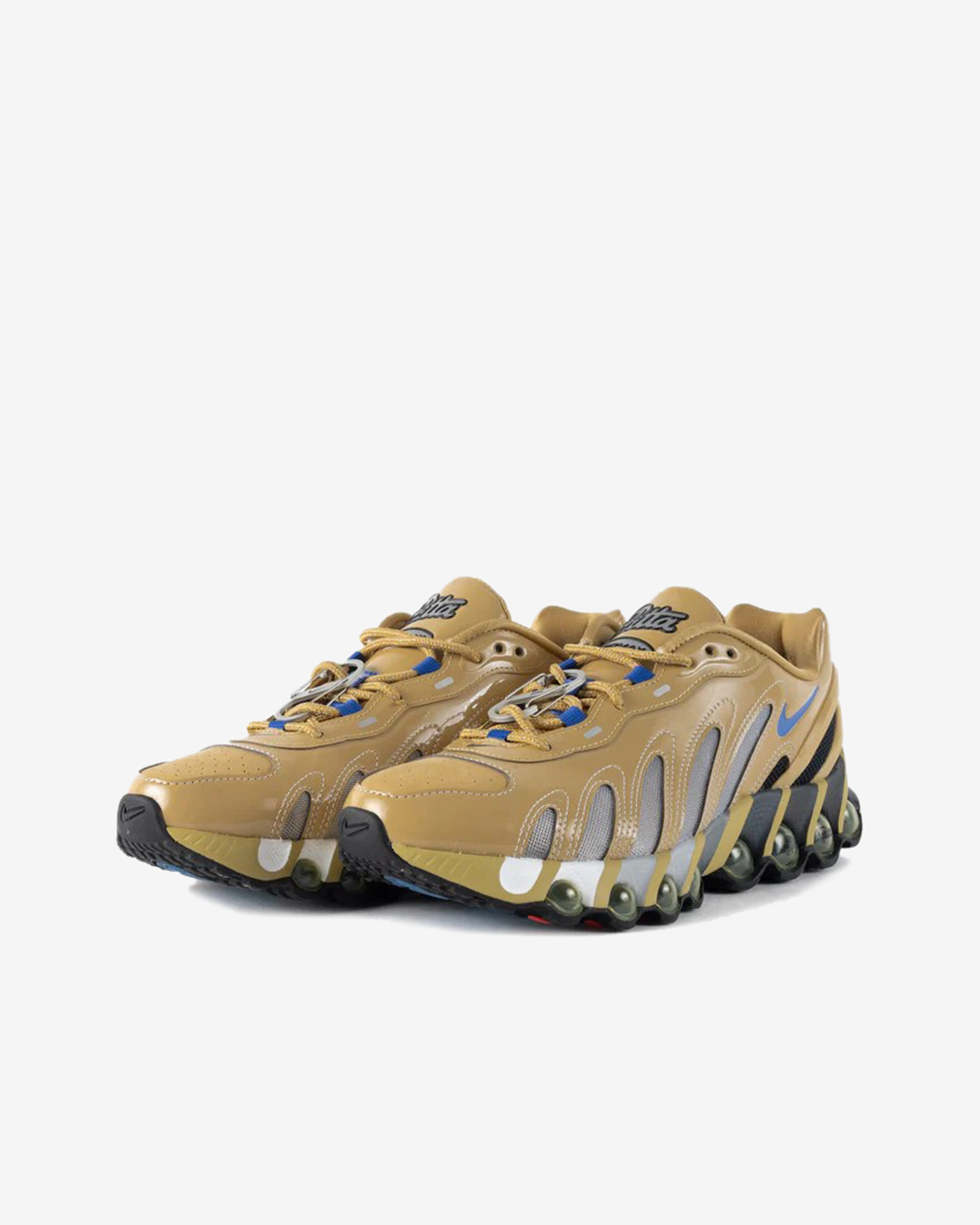 Nike: Patta Men's Air Max DN8 Sneakers (Club Gold/Metallic Silver