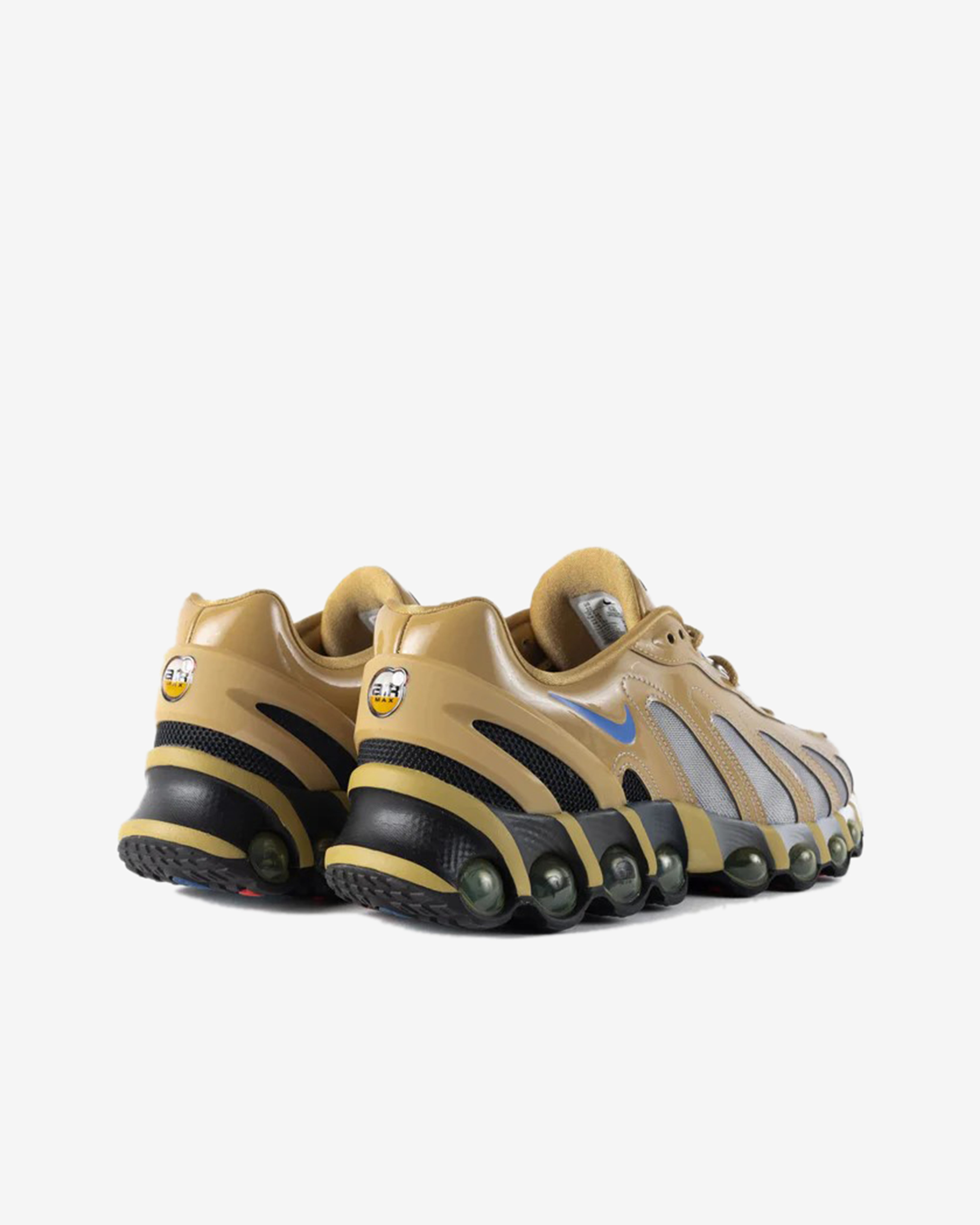 Nike: Patta Men's Air Max DN8 Sneakers (Club Gold/Metallic Silver