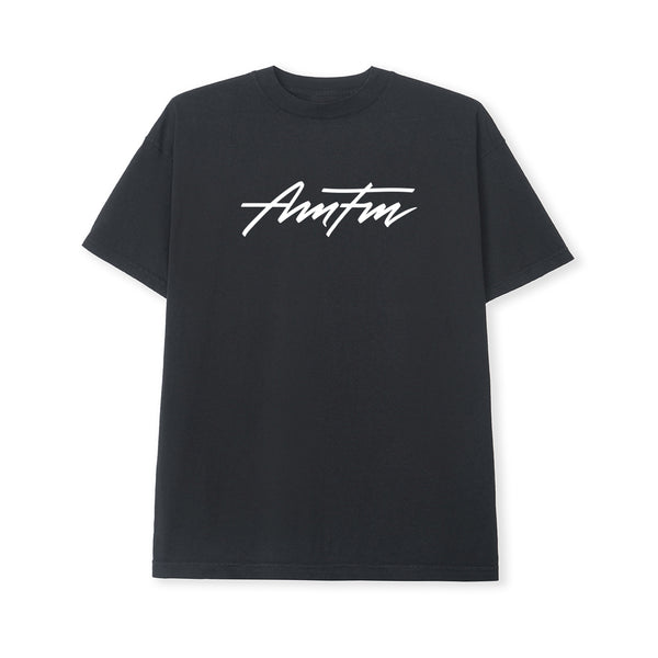 AM-FM Equipment - Script T-Shirt - (Black)