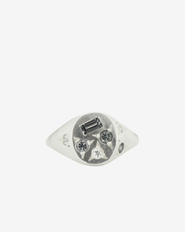 Seb Brown - Grey Treasure Ring - (Sterling Silver)