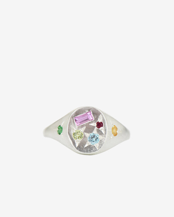 Seb Brown - Women's Pastel Treasure Ring - (Sterling Silver)