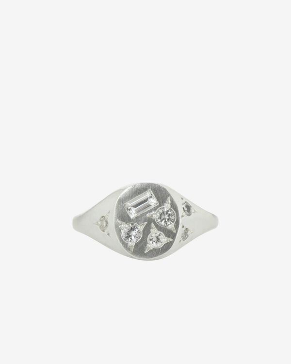 Seb Brown - White Treasure Ring - (Sterling Silver)
