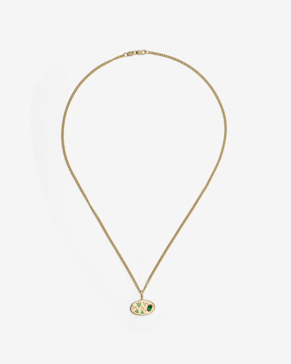 Seb Brown - Women's Oval Pendant - (Gold)