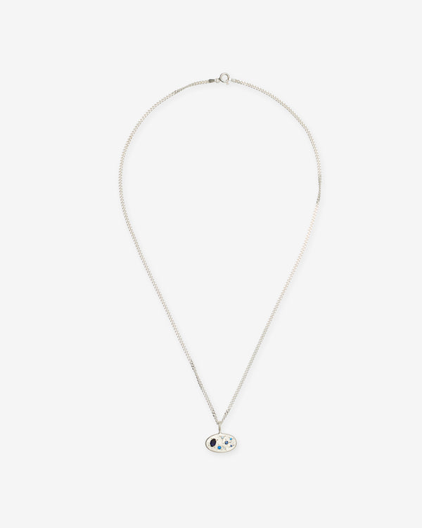 Seb Brown - Women's Oval Pendant - (Silver)