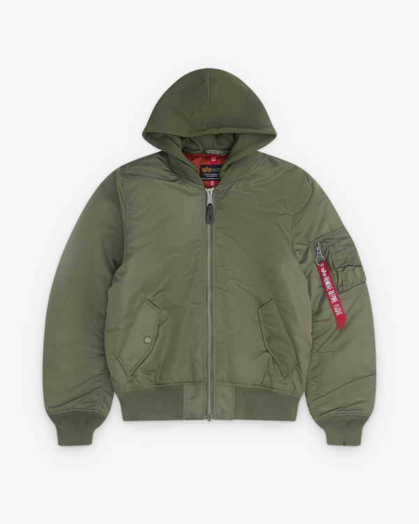 CDG - Alpha Industries Hooded MA-1 Jacket - (Khaki)