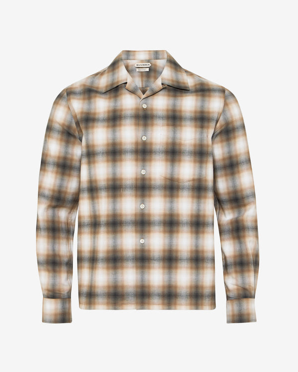 JW Anderson - Men's Check Shirt - (Biscuit)