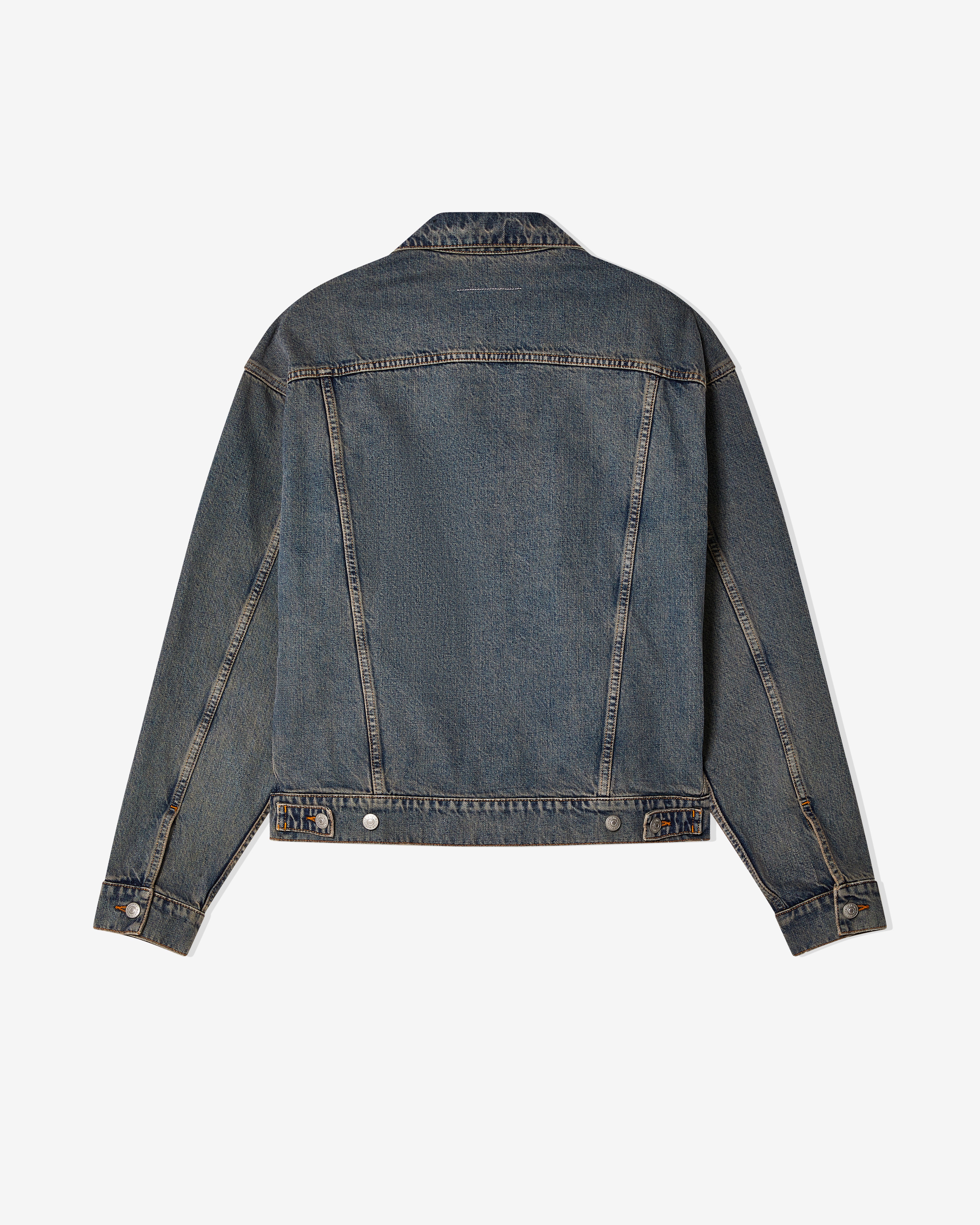 MM6 ジャケット　44 MM6 Maison Margiela: Men's Denim Jacket (Light Grey) | DSMNY E-SHOP