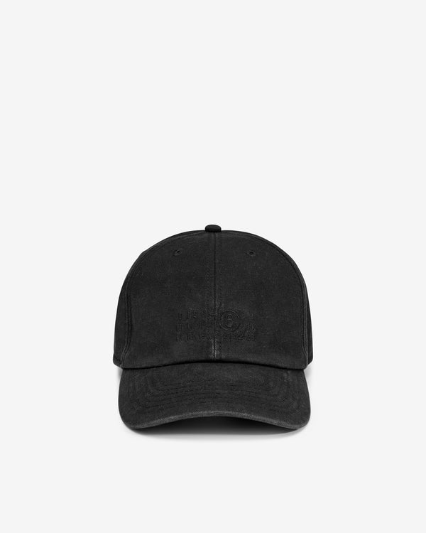 MM6 Maison Margiela - Men's Hat - (Washed Black)