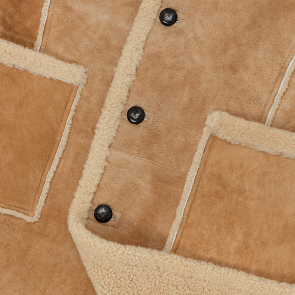 Denim Tears - Men's Winter Recess NYC '23 Shearling Jacket - (Tan)