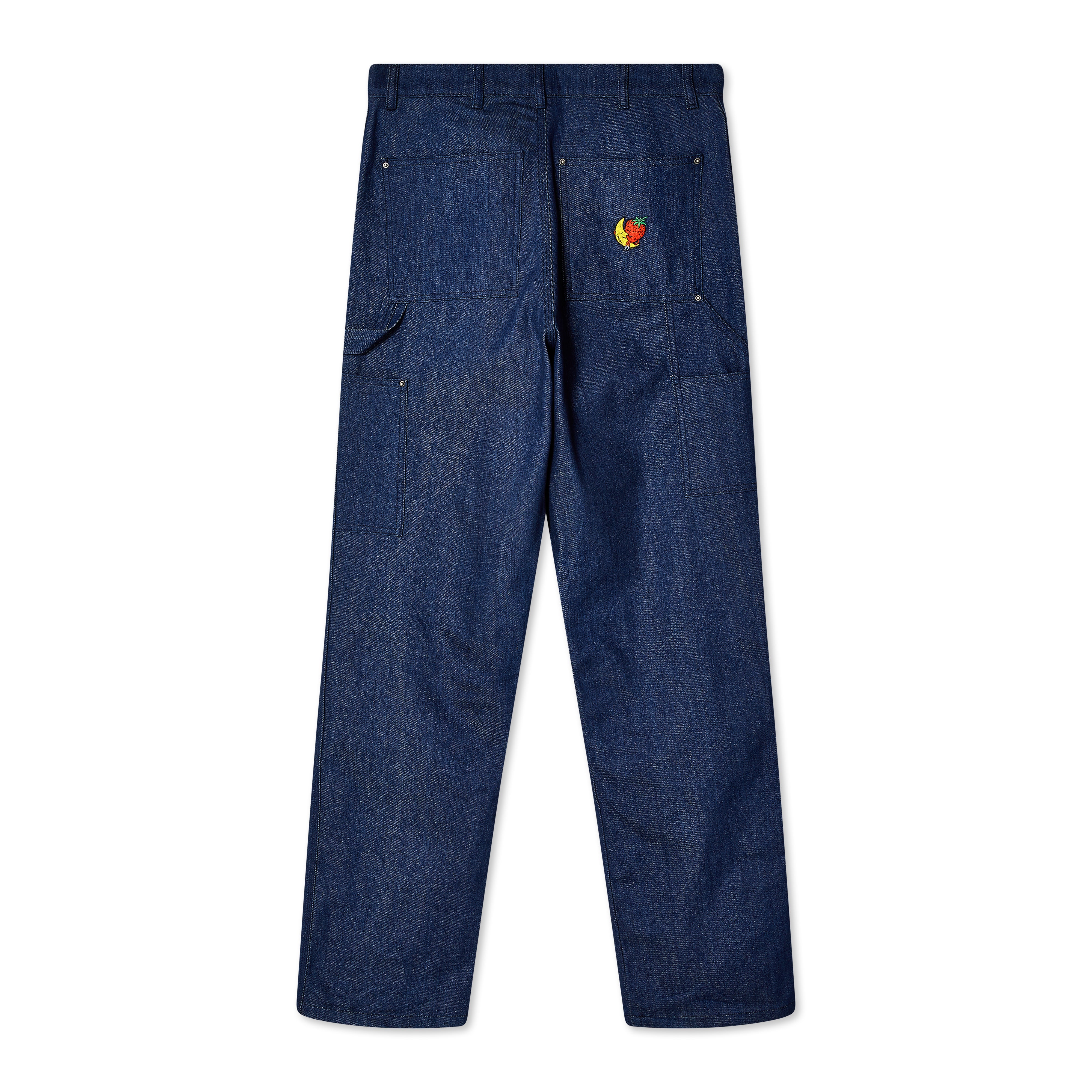 Sky High Farm Workwear - Men's Unisex Denim Double Knee Work Pant - (Blue)