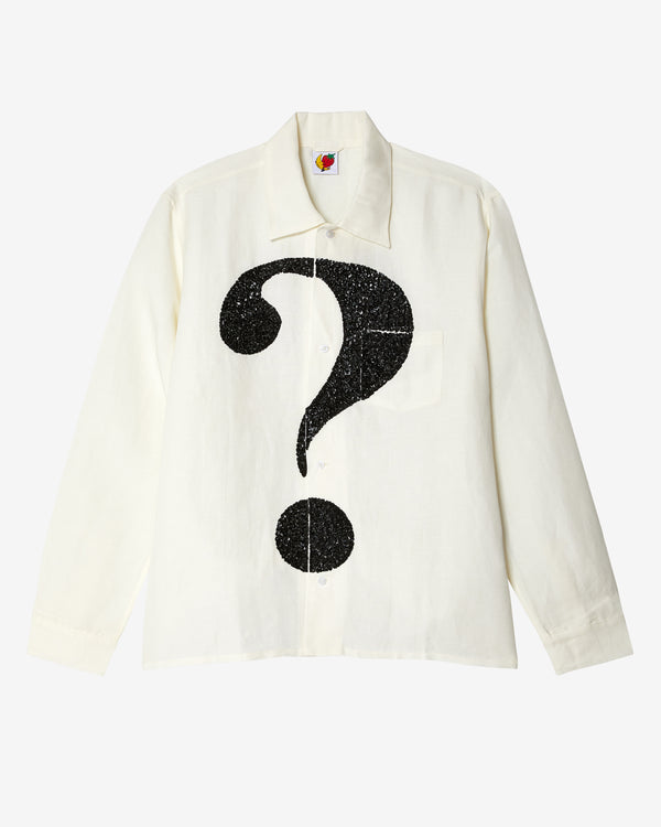 Sky High Farm Workwear - Unisex Question Mark Shirt - (White)