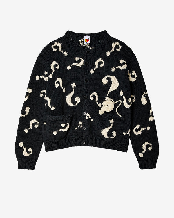 Sky High Farm Workwear - Men's Unisex Question Mark Hand-Knit - (Black)
