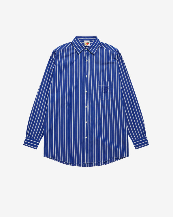 Sky High Farms - Striped Button Down Shirt - (Blue Stripe)