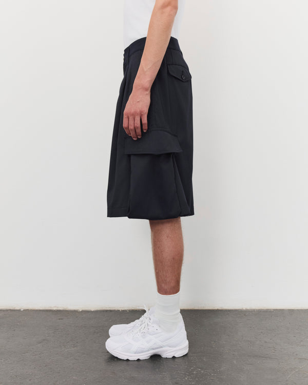 CDG Shirt - Men's Pinstripe Cargo Shorts - (Navy)