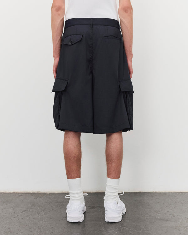 CDG Shirt - Men's Pinstripe Cargo Shorts - (Navy)