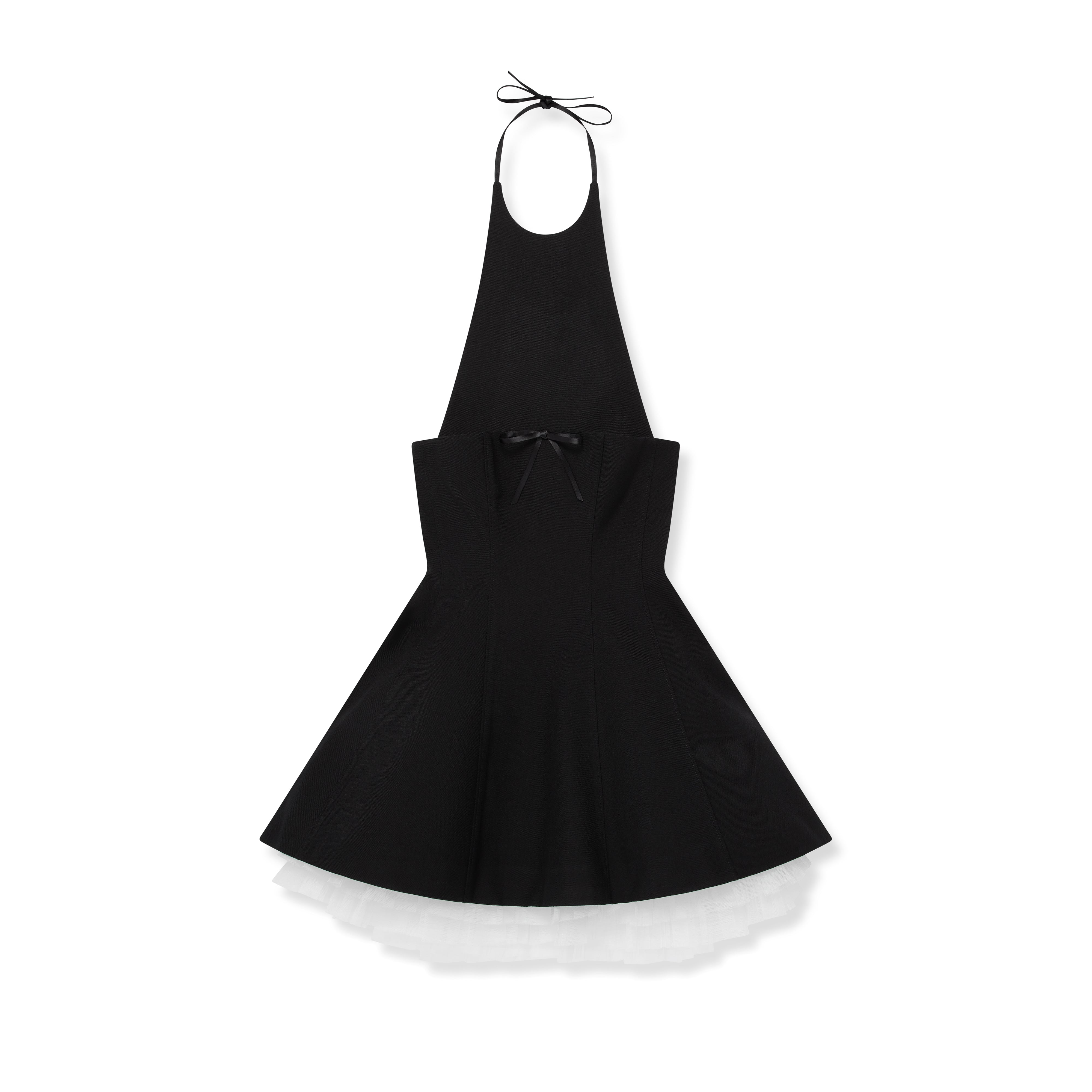 SHUSHU/TONG - Women's Two-Piece Strapless Puffy Dress - (Black