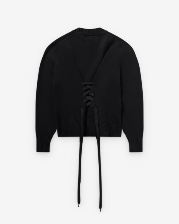 Simone Rocha - Women's Merino Sculpted Corset Jumper - (Black)