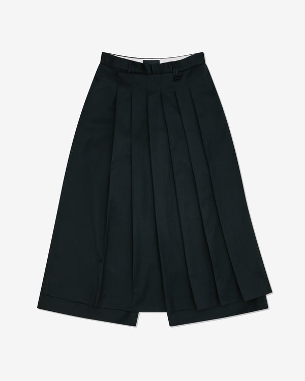 Simone Rocha - Men's Pleated Apron Overlay Trousers - (Black)