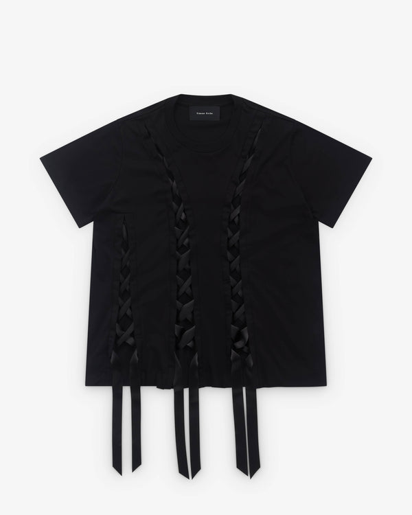Simone Rocha - Women's Unraveling Ribbon T-Shirt - (Black)