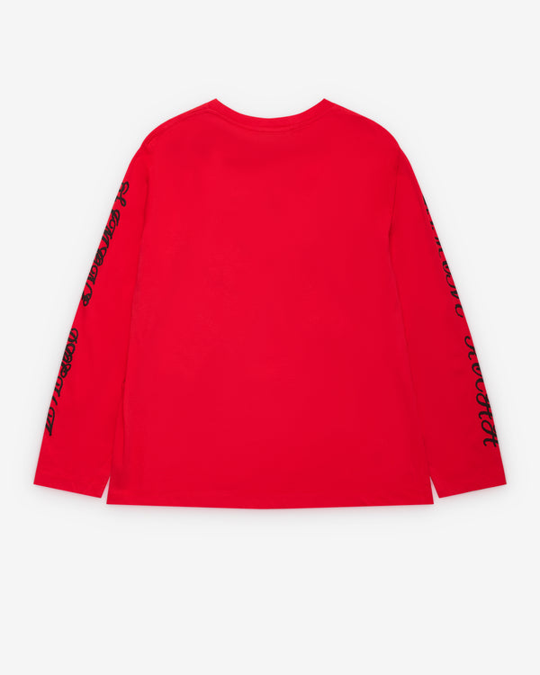 Simone Rocha - Women's Ming Ming Long Sleeve T-Shirt - (Red/Black)
