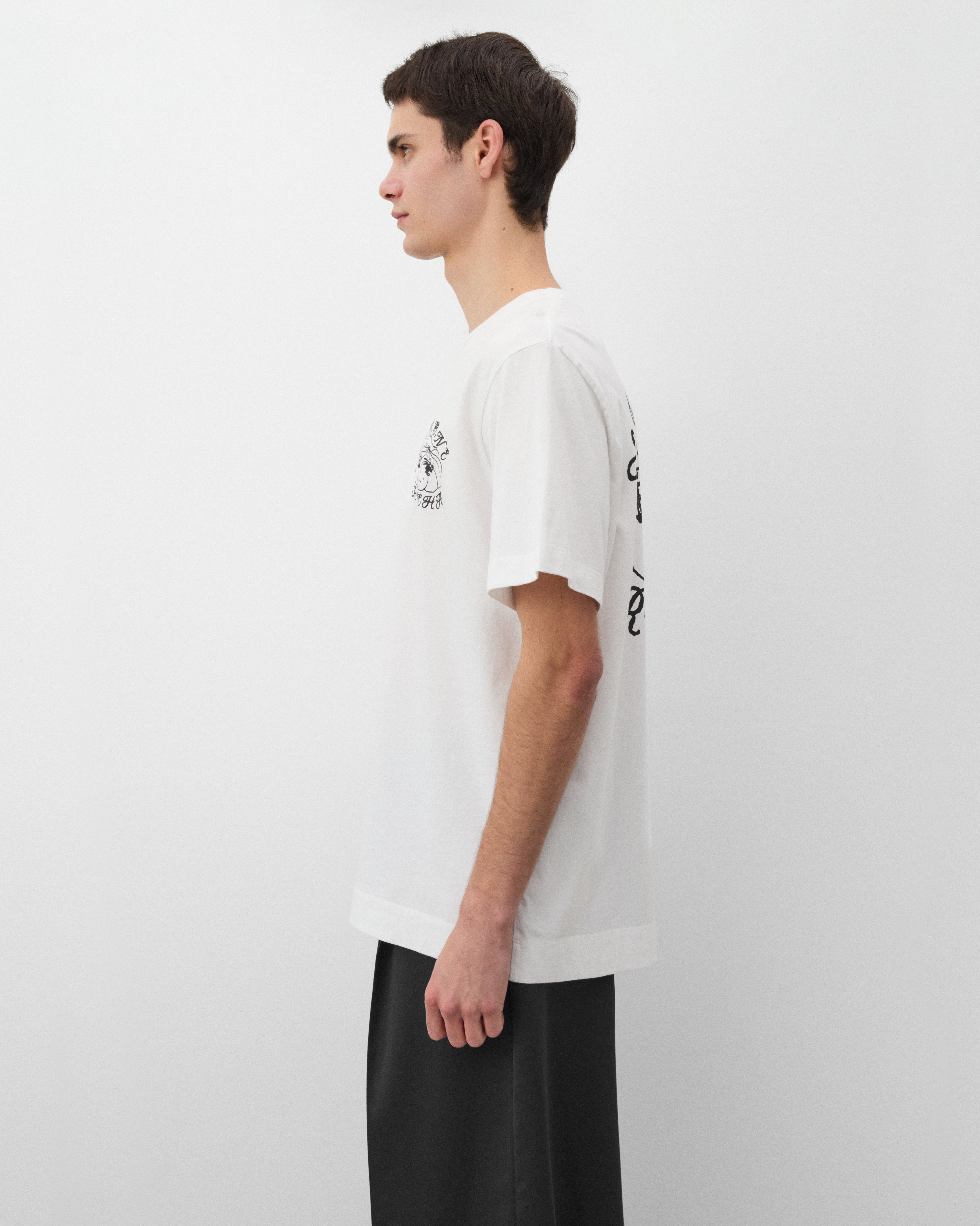 Simone Rocha: Men's Ming Ming T-Shirt (White) | DSMNY E-SHOP